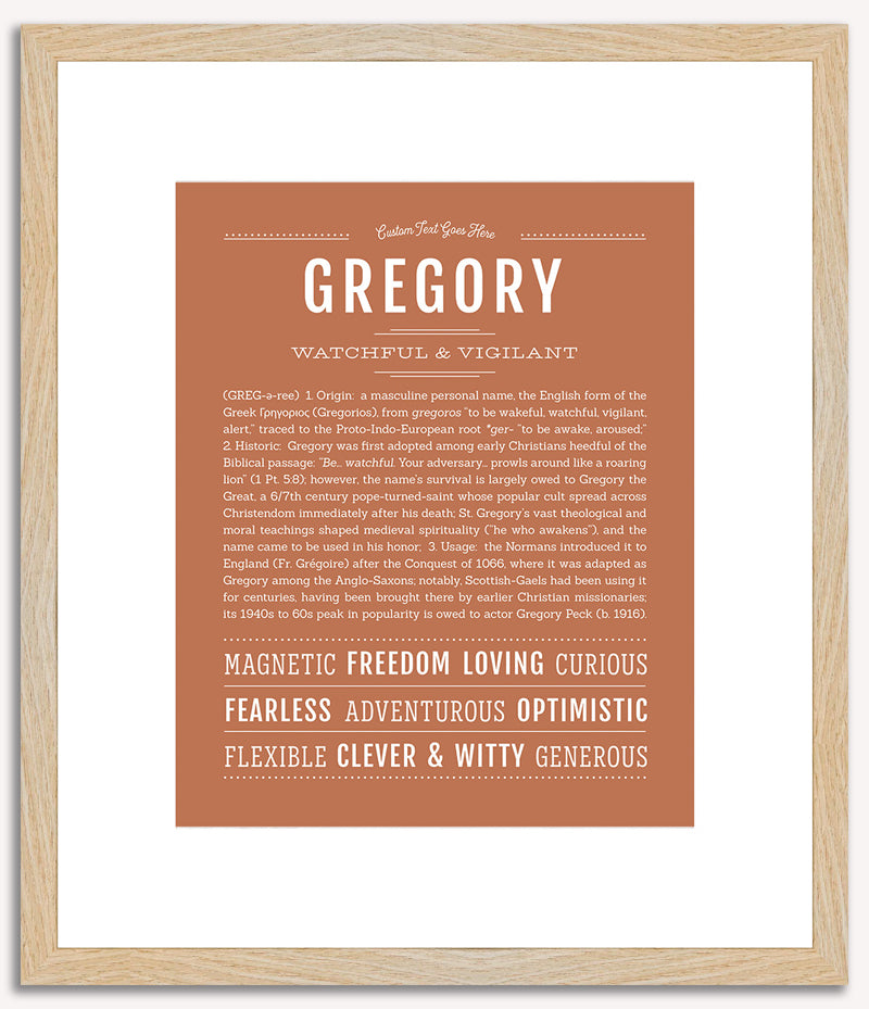 Gregory | Name Art Print