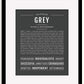 Frame Options | Charcoal Gray | Black Frame, Matted