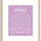 Greysen | Name Art Print