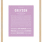 Frame Options | Lilac | Maple Frame, Matted