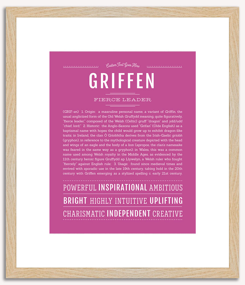 Griffen | Name Art Print