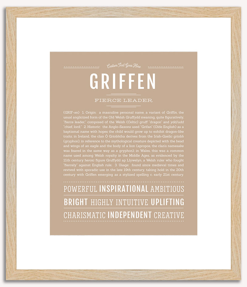 Griffen | Name Art Print