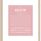 Griffin | Name Art Print