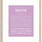 Griffin | Name Art Print