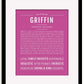 Frame Options | Dark Pink | Black Frame, Matted