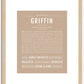 Griffin | Name Art Print