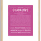 Guadalupe | Name Art Print