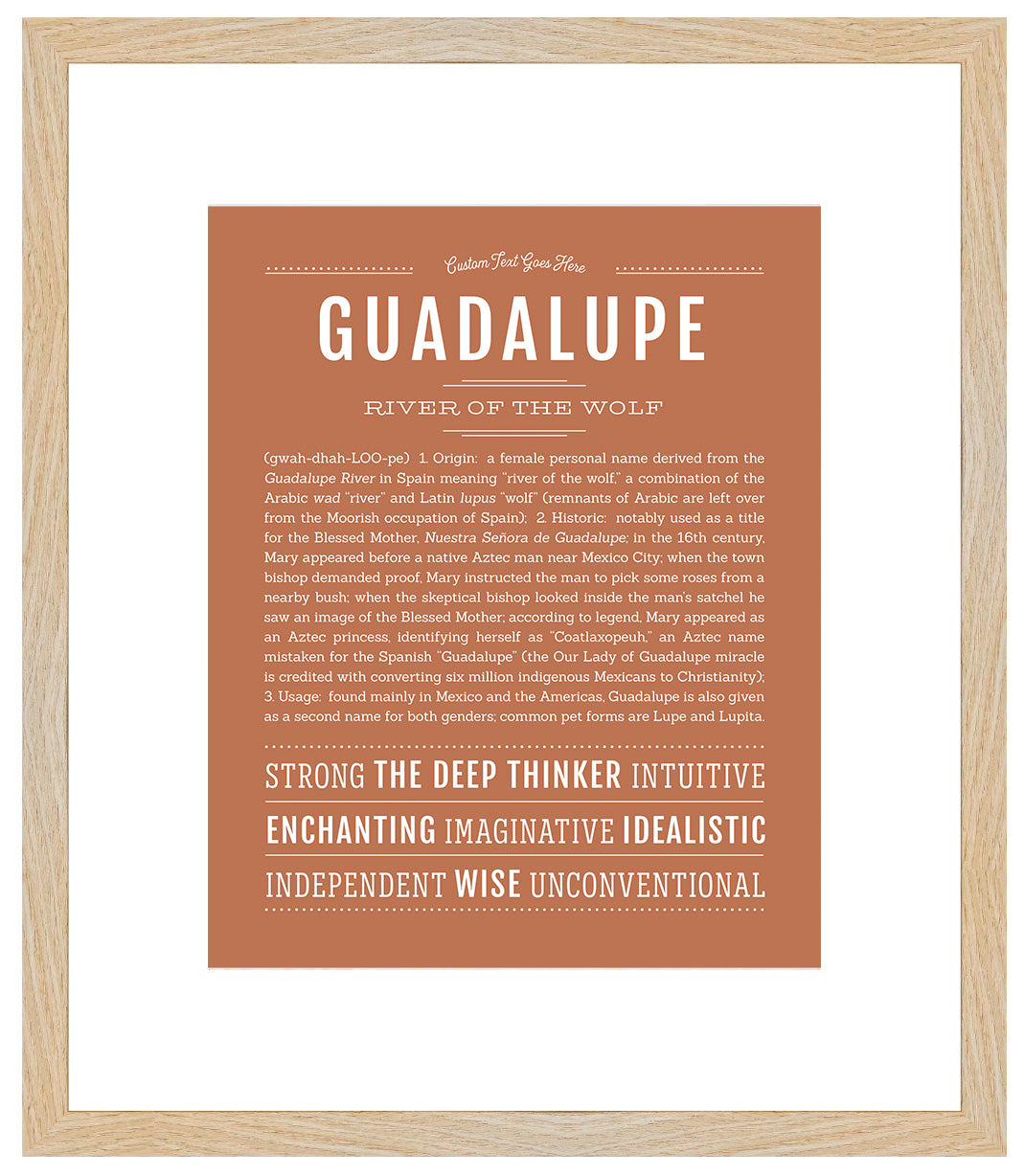 Guadalupe | Name Art Print