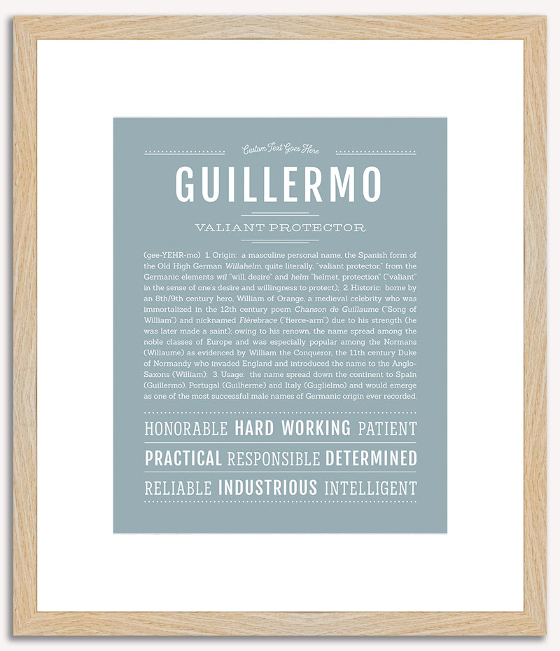 Guillermo | Name Art Print