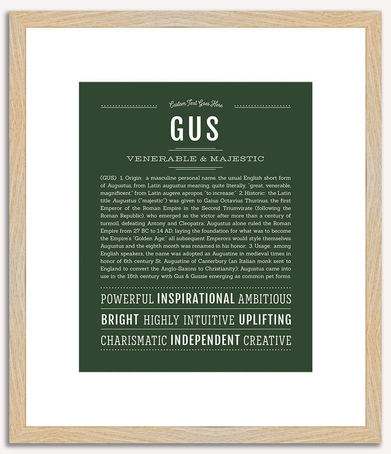 Gus | Name Art Print