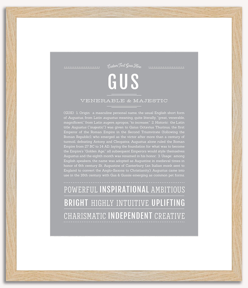 Gus | Name Art Print