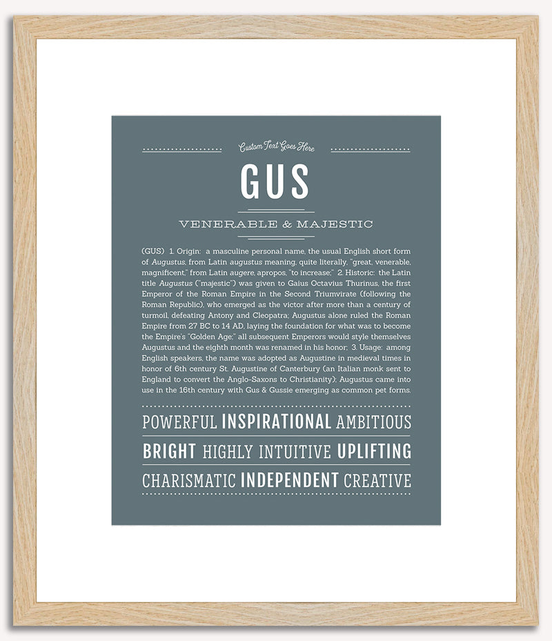 Gus | Name Art Print