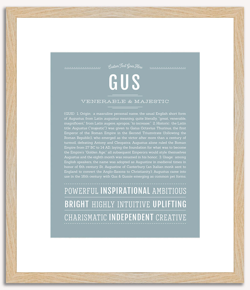 Gus | Name Art Print