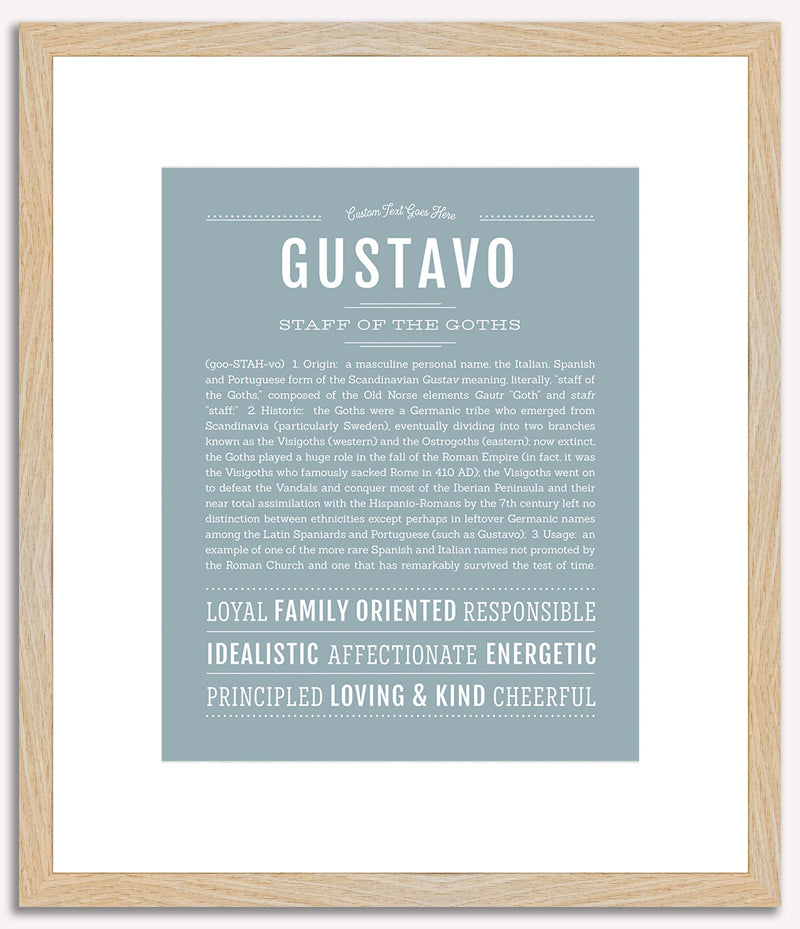 Gustavo | Name Art Print