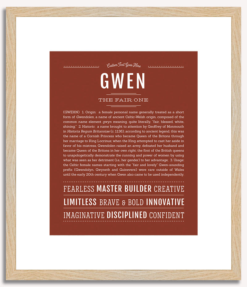 Gwen | Name Art Print