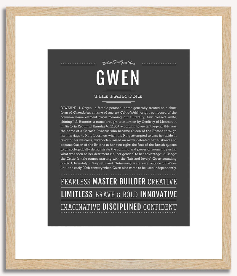 Gwen | Name Art Print