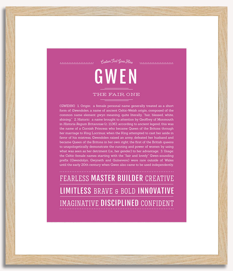 Gwen | Name Art Print