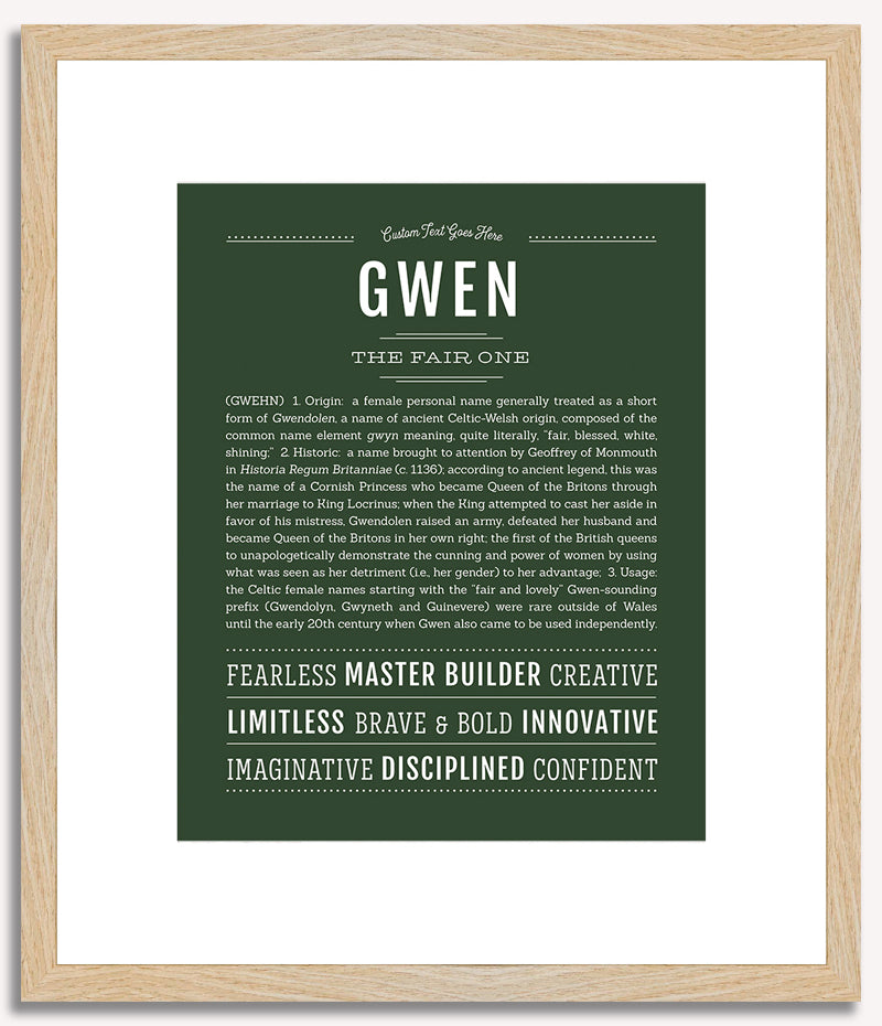 Gwen | Name Art Print