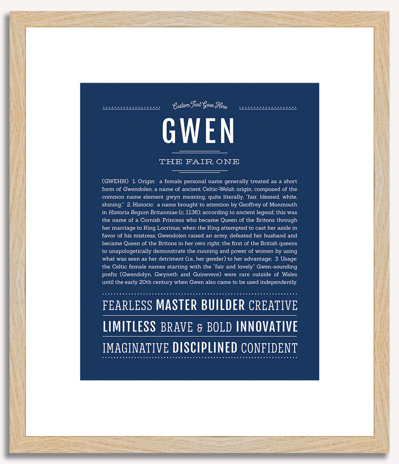 Gwen | Name Art Print