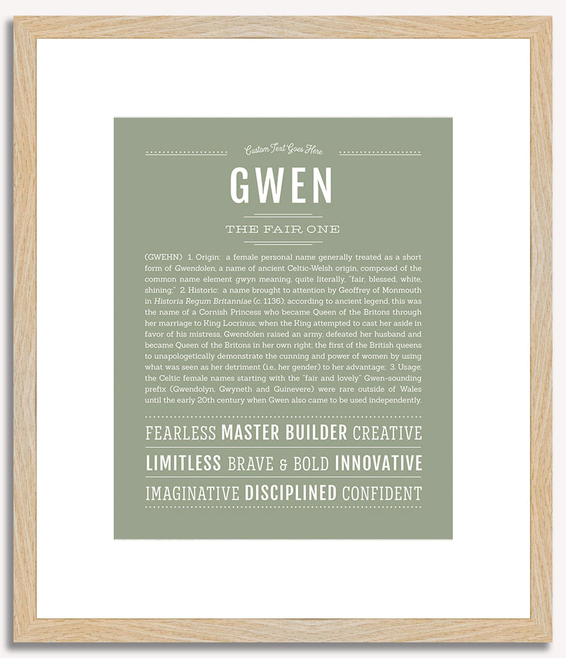 Gwen | Name Art Print