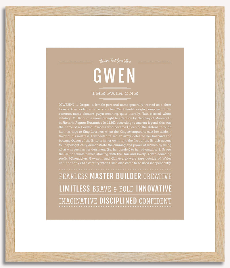 Gwen | Name Art Print