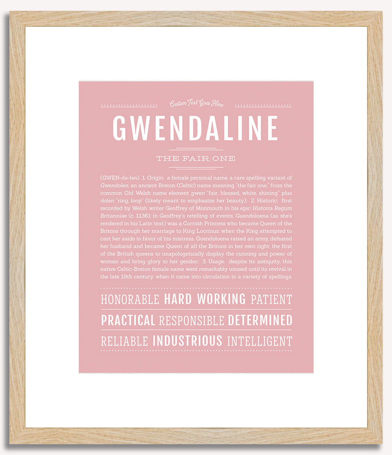 Gwendaline | Name Art Print