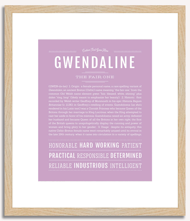 Gwendaline | Name Art Print