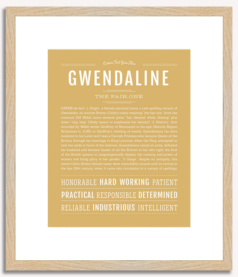 Gwendaline | Name Art Print