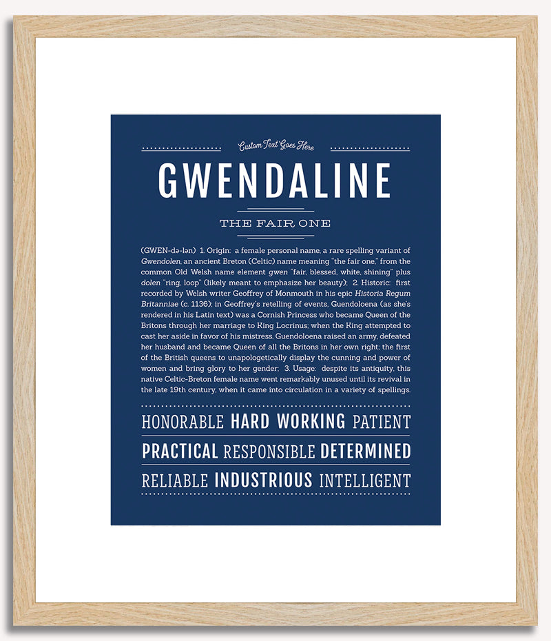 Gwendaline | Name Art Print