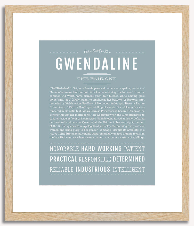 Gwendaline | Name Art Print