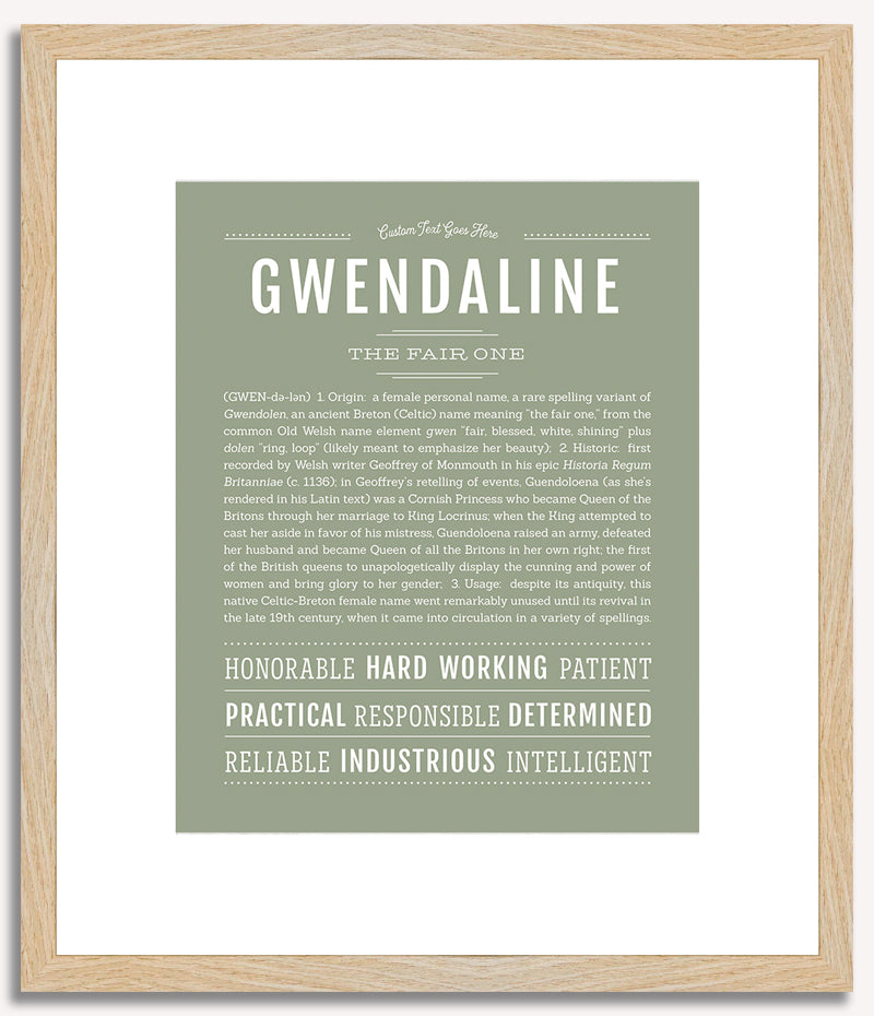 Gwendaline | Name Art Print