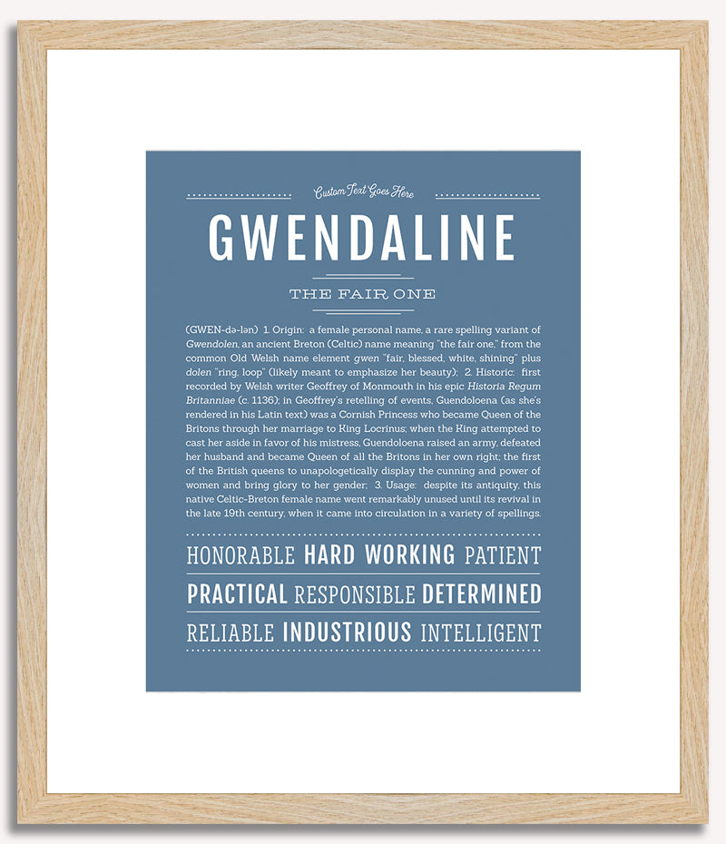 Gwendaline | Name Art Print