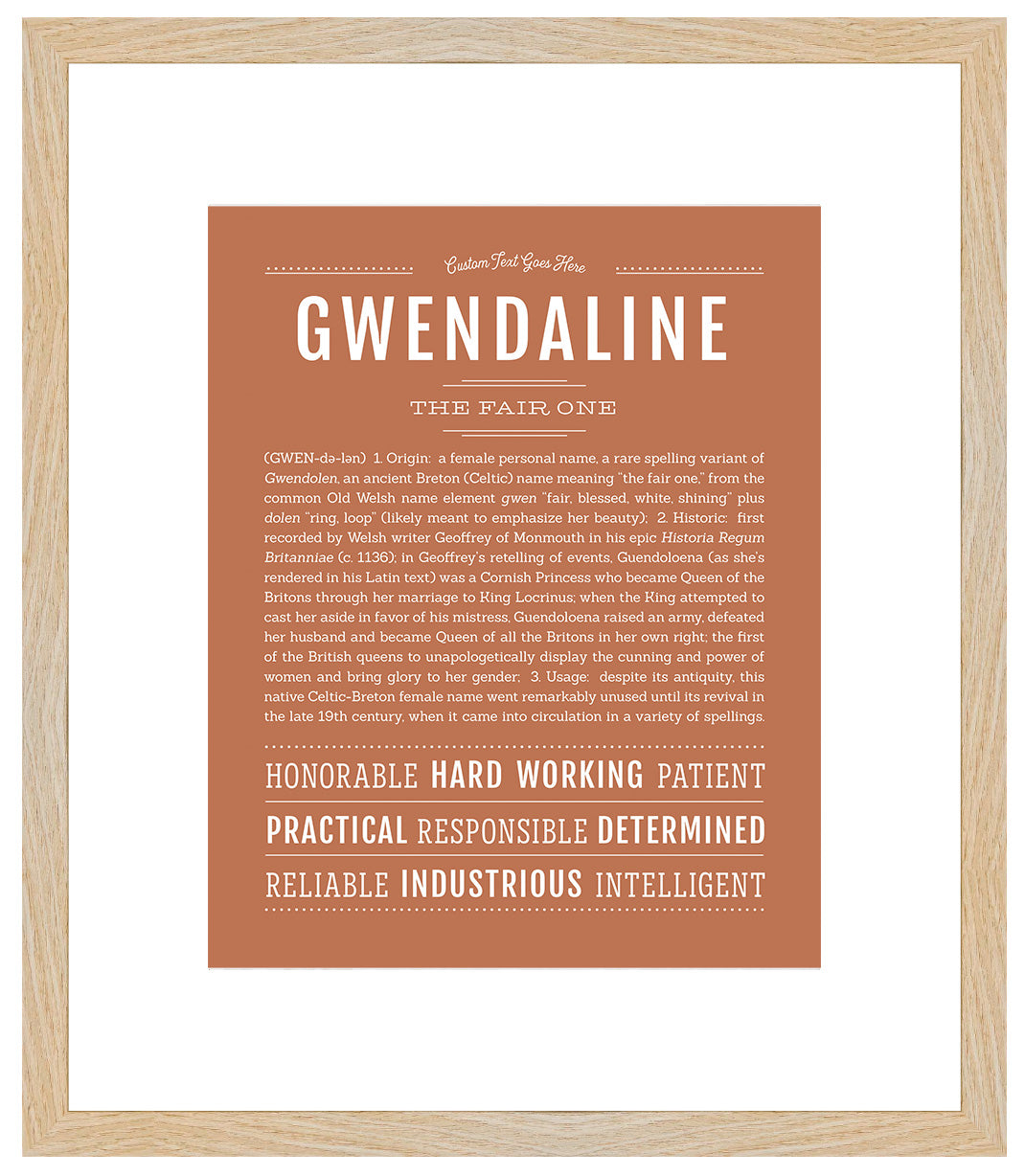 Gwendaline | Name Art Print