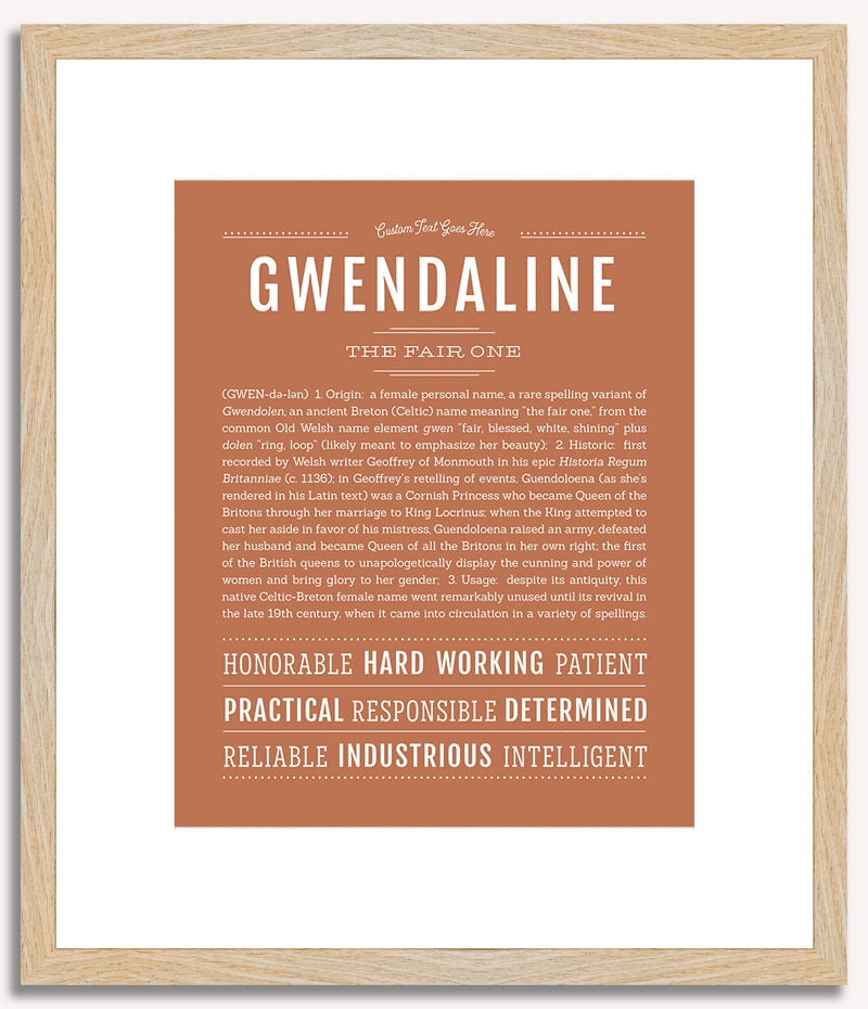 Gwendaline | Name Art Print