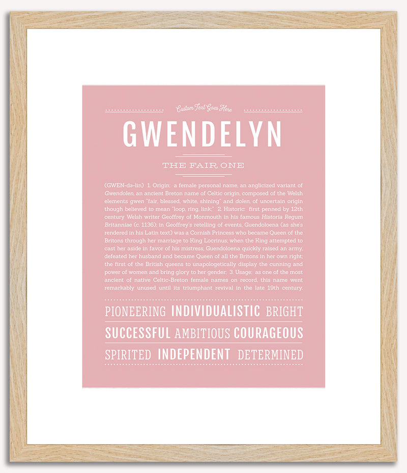 Gwendelyn | Name Art Print