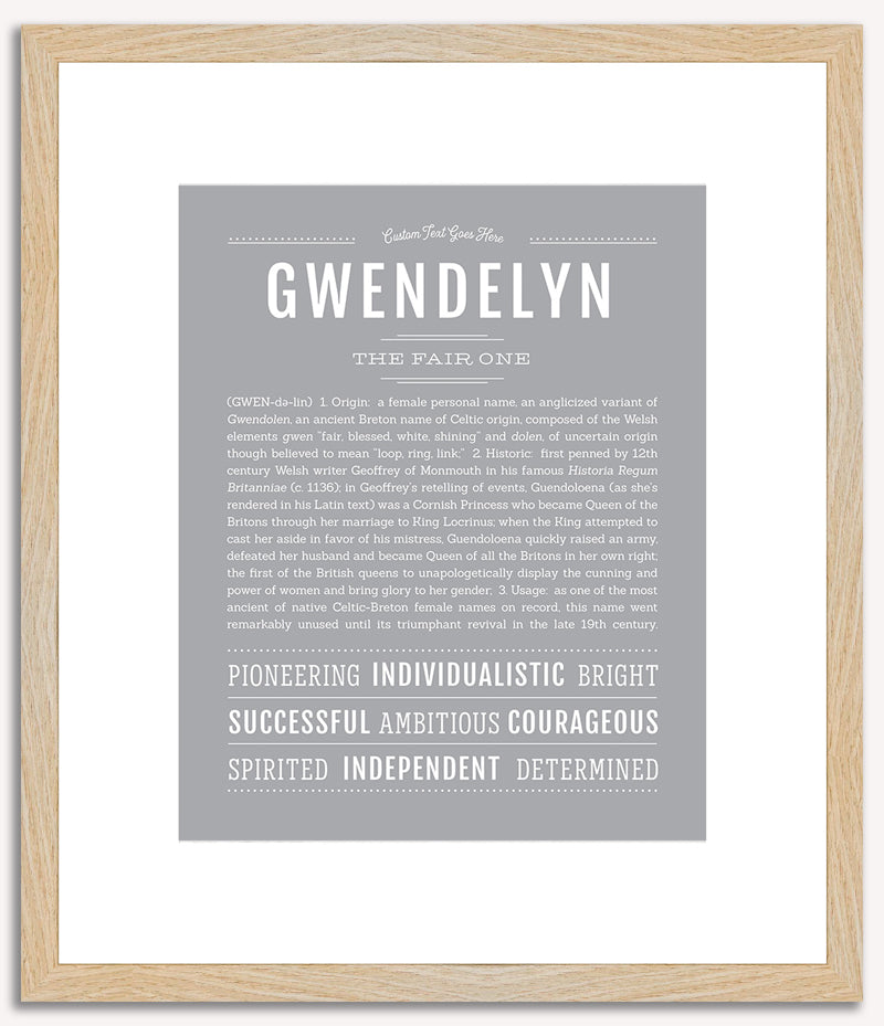 Gwendelyn | Name Art Print