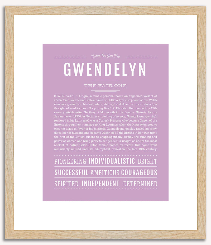 Gwendelyn | Name Art Print