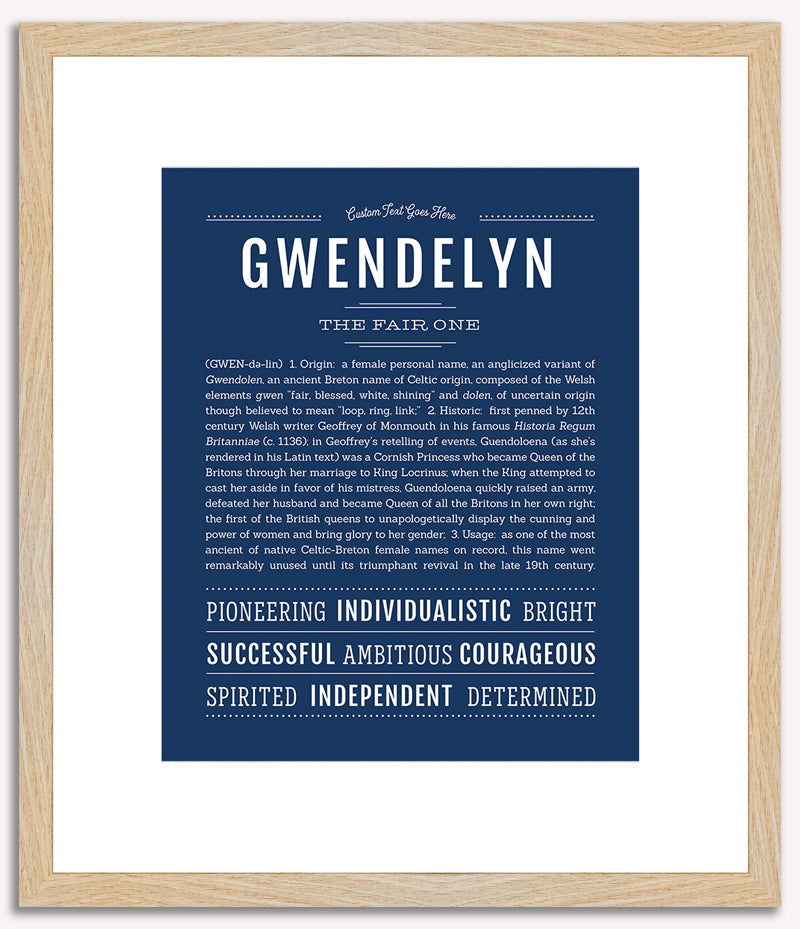 Gwendelyn | Name Art Print