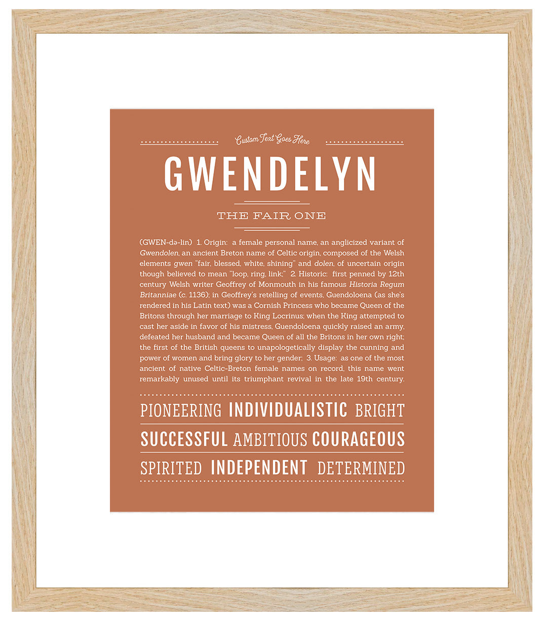 Gwendelyn | Name Art Print