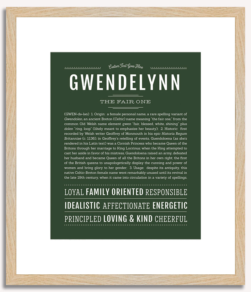 Gwendelynn | Name Art Print