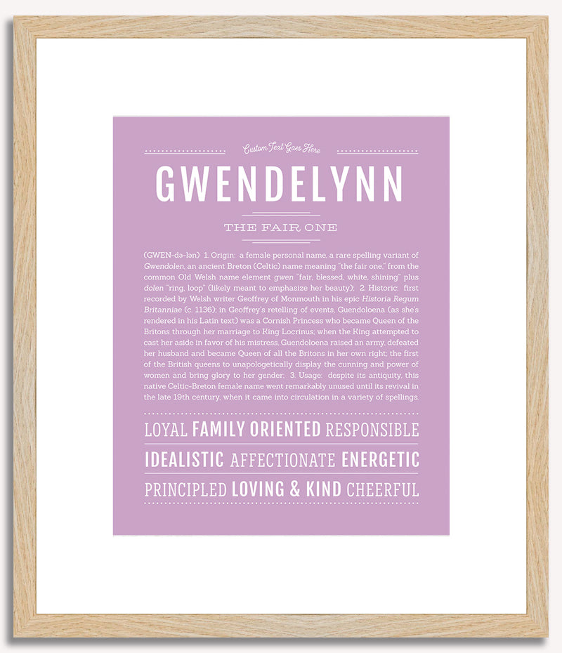 Gwendelynn | Name Art Print