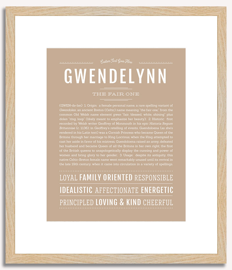 Gwendelynn | Name Art Print