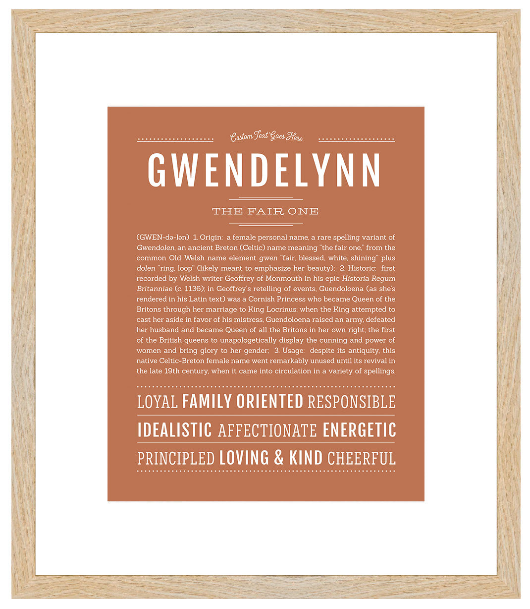 Gwendelynn | Name Art Print