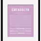 Frame Options | Lilac | Maple Frame, Matted