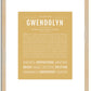 Gwendolyn | Name Art Print