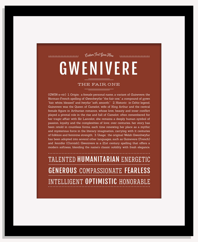 Gwenivere | Name Art Print