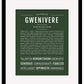 Gwenivere | Name Art Print