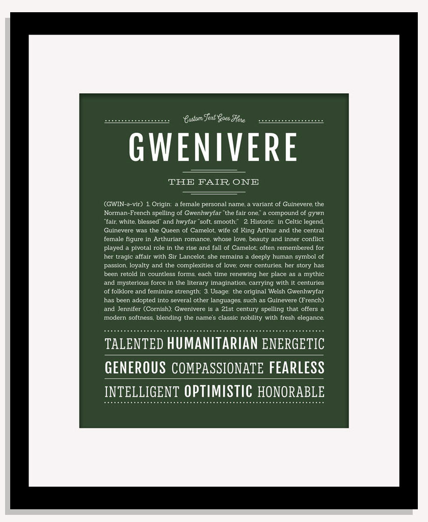 Gwenivere | Name Art Print