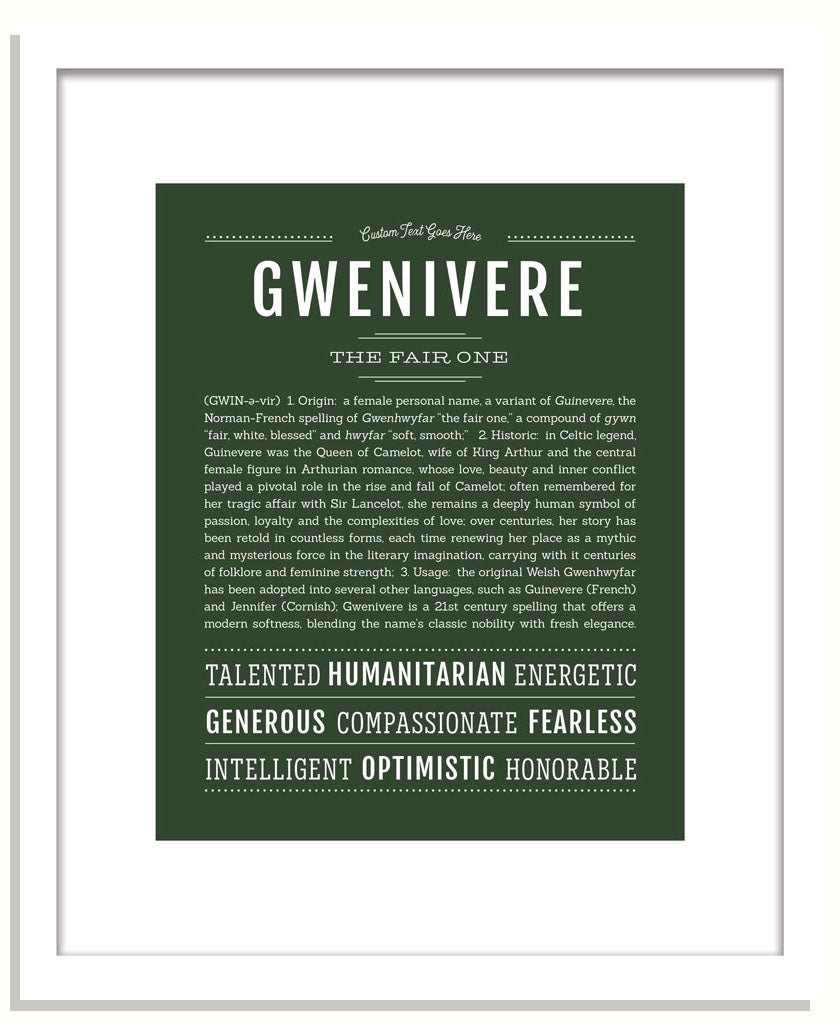 Gwenivere | Name Art Print