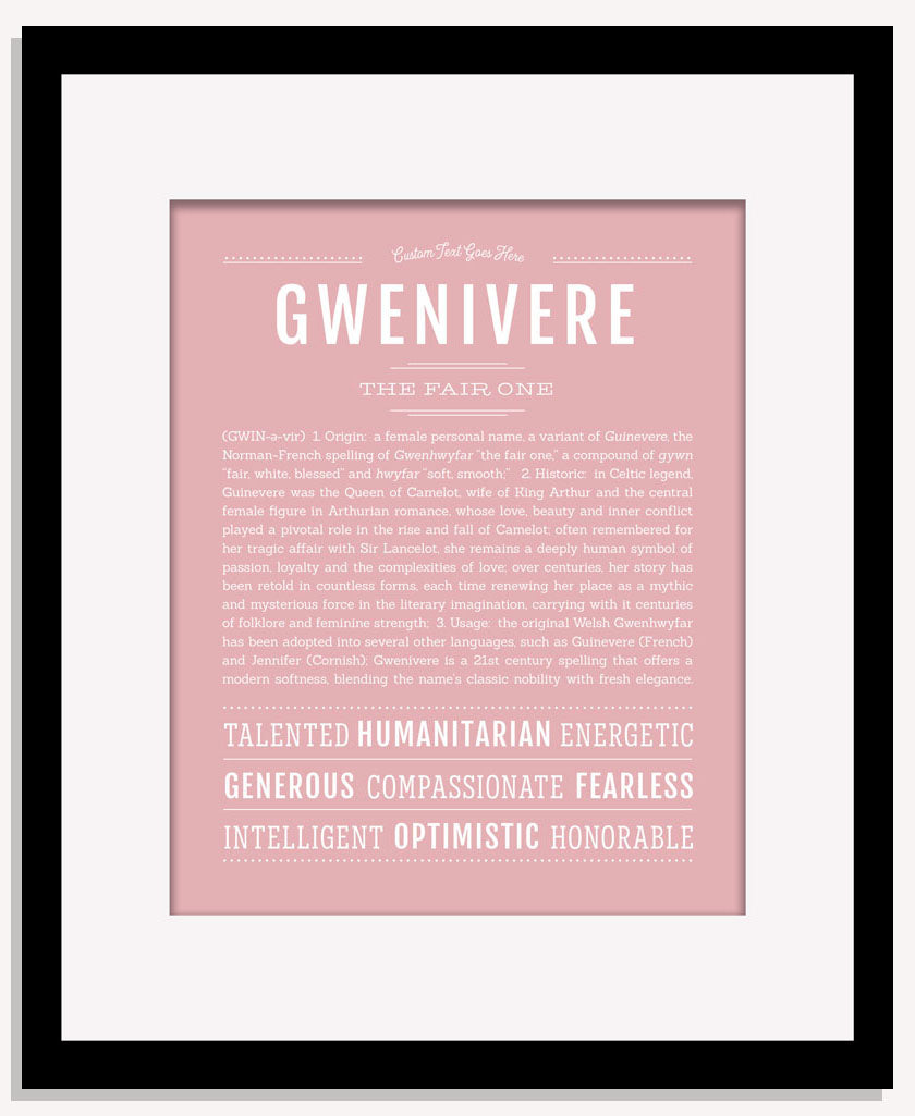 Gwenivere | Name Art Print